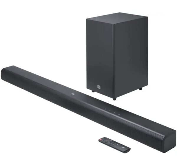 JBL Cinema SB580, Dolby Atmos with Wireless Subwoofer, HDMI eARC 440 W Bluetooth Soundbar (Black, 3.1 Channel)