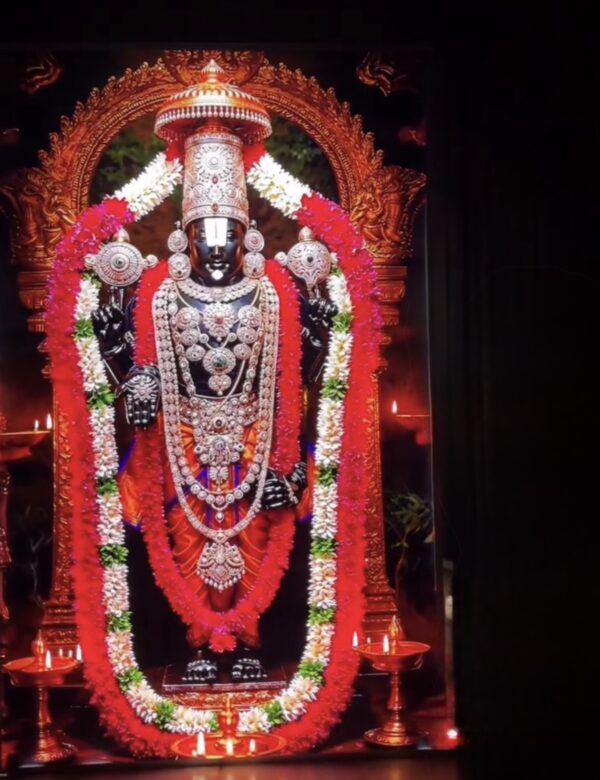 Venkateshwara Swamy photo wall frame